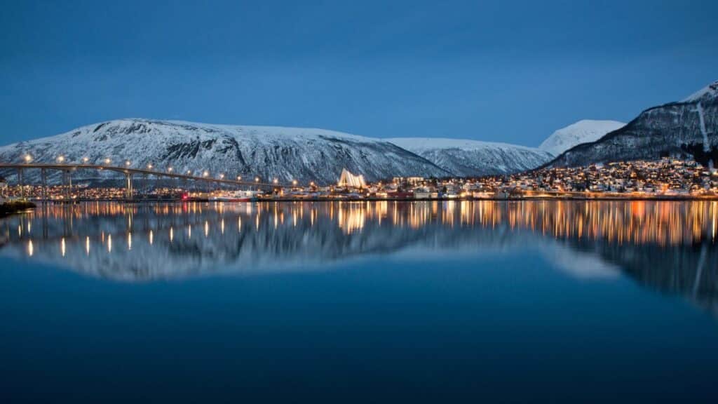 Panoramic view on Tromso, Norway
