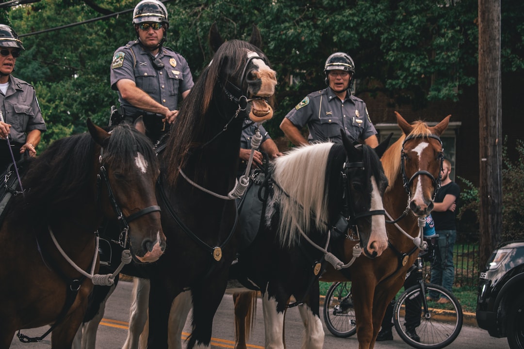 Vicious ‘No Kings’ instigators threw bottles at police horses in chaotic downtown Los Angeles protest
