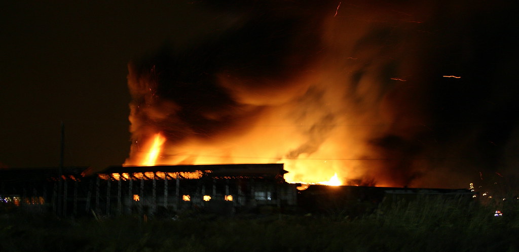 Disgruntled worker accused of setting massive warehouse fire sued his ex employer over lost pay